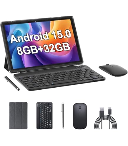 Amazon.com : Android 15 Tablet, 10 Inch 8GB RAM+32GB ROM+1TB