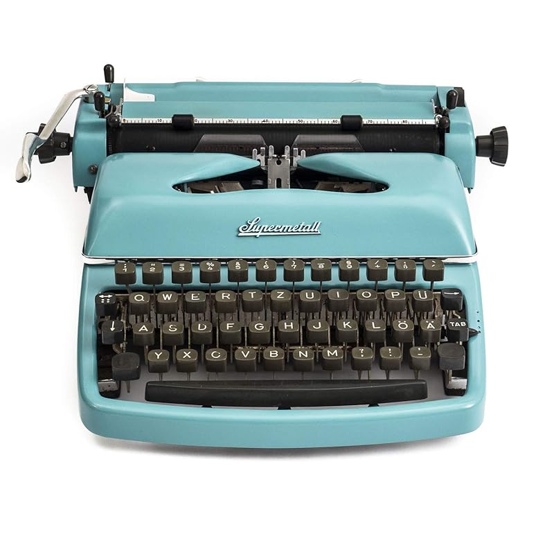 Blue typewriter Amazon.co.uk Handmade