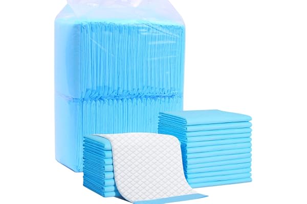 OBYFGILY 100 Pack Disposable Changing Pads, Portable Diaper Change Pad for Baby, Super Absorbent Leak-Proof Incontinence Bed