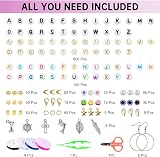 Fournine 7600 Pcs Clay Beads Bracelet Kit 24 Colors 2 Boxes 6mm Beads view 3