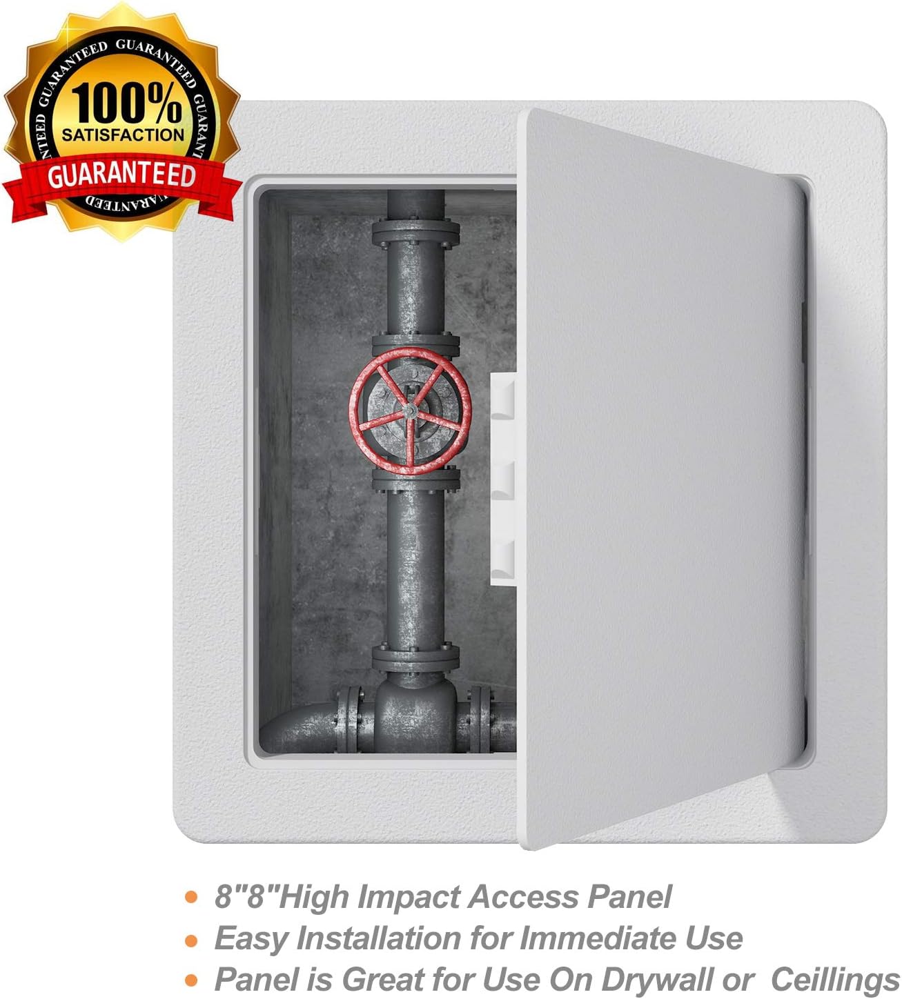 Amazon Com Plastic Access Panel For Drywall Ceiling 8 X 8 Inch