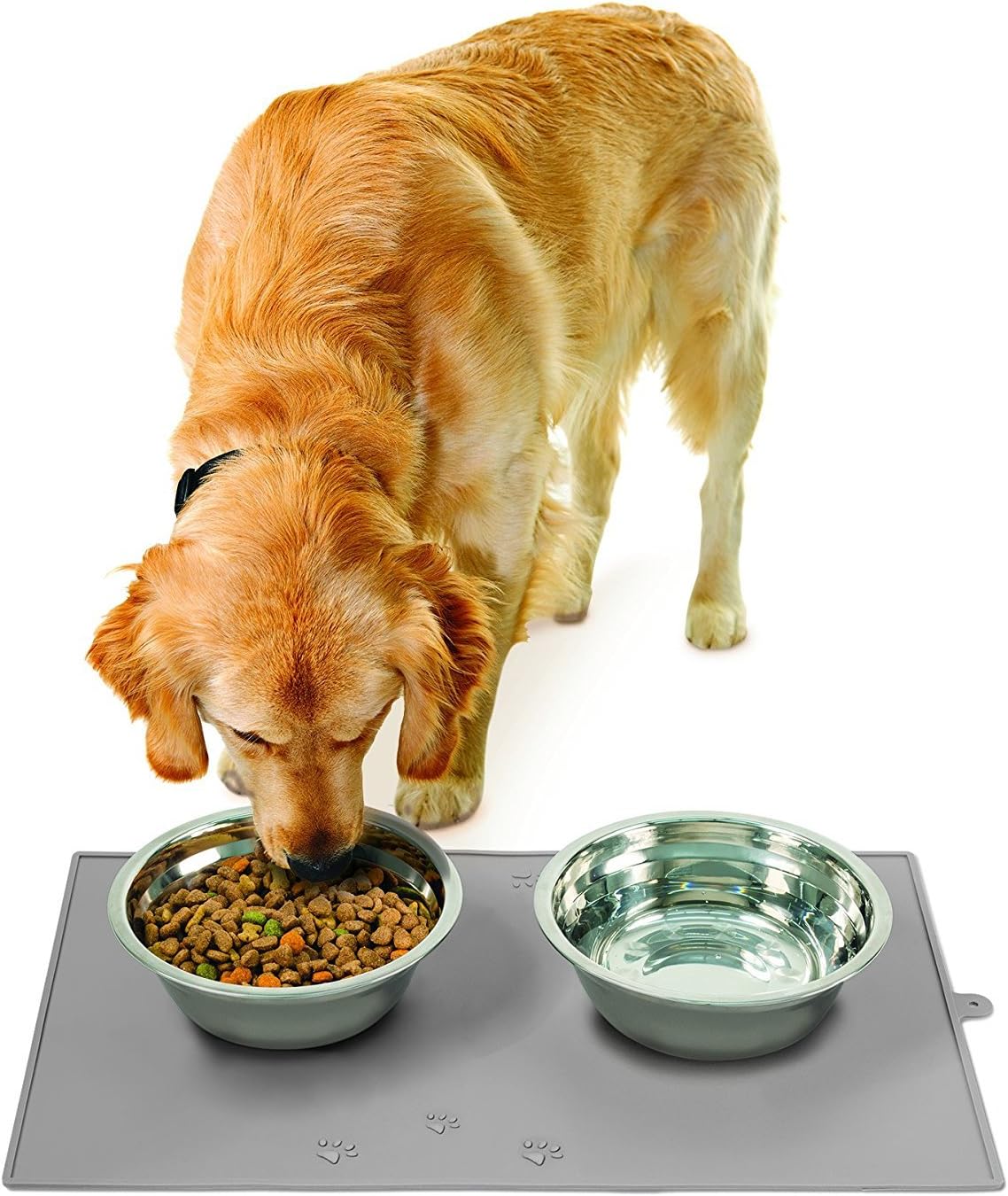 top paw stay put bowl and mat set