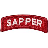 Marlow White AGSU PATCH, Tab - Sapper