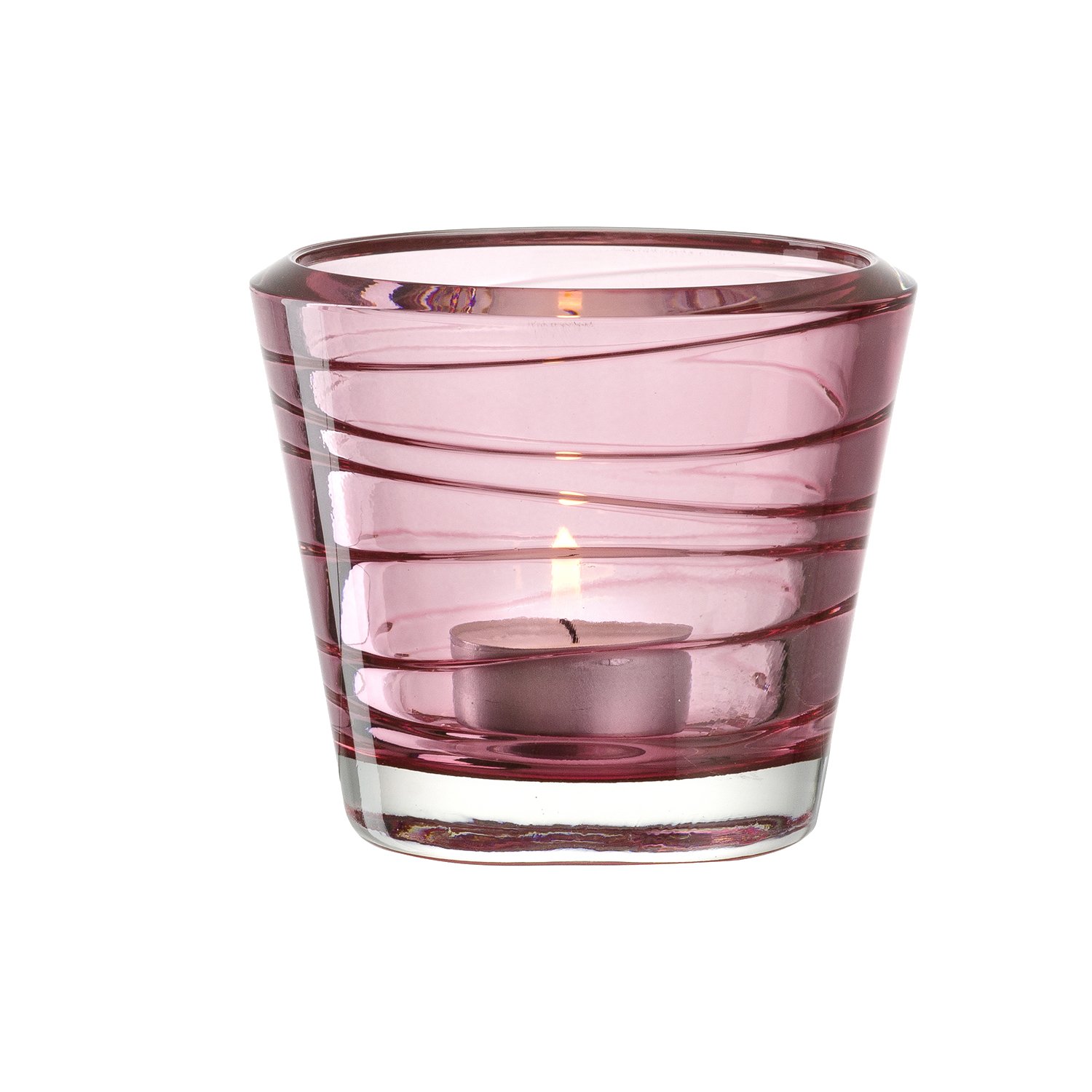 Leonardo Vario Glass Red Candelabra Amazon.co.uk Lighting