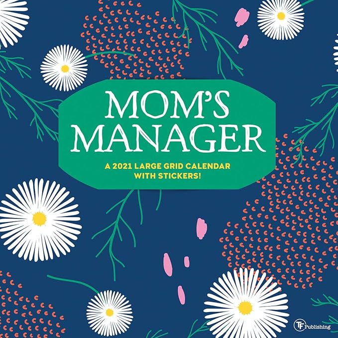 Tf Publishing 2021 Mom S Manager Monthly Wall Calendar With Contacts And Notes Space Home Or Office Planning Matte 12 X12 Office Products Amazon Com 2022 Moms Manager Wall Calendar
