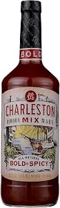 Charleston Mix - Premium Bold & Spicy Bloody Mary Mix with All Natural Flavors. 32oz Bottle - Award Winning Gluten Free Cockt