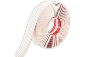 Trimold Multifunctional Molding Trim, Corner Guards & Caulk Strip & Floor Transition Strip, Apply in Table Edge Door Frame Wall Baseboard for Protection and Decoration, 16.4ft x 1.6in