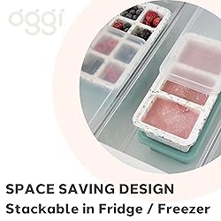 OGGI Prep & Portion Silicone Freezer Trays with Lid
