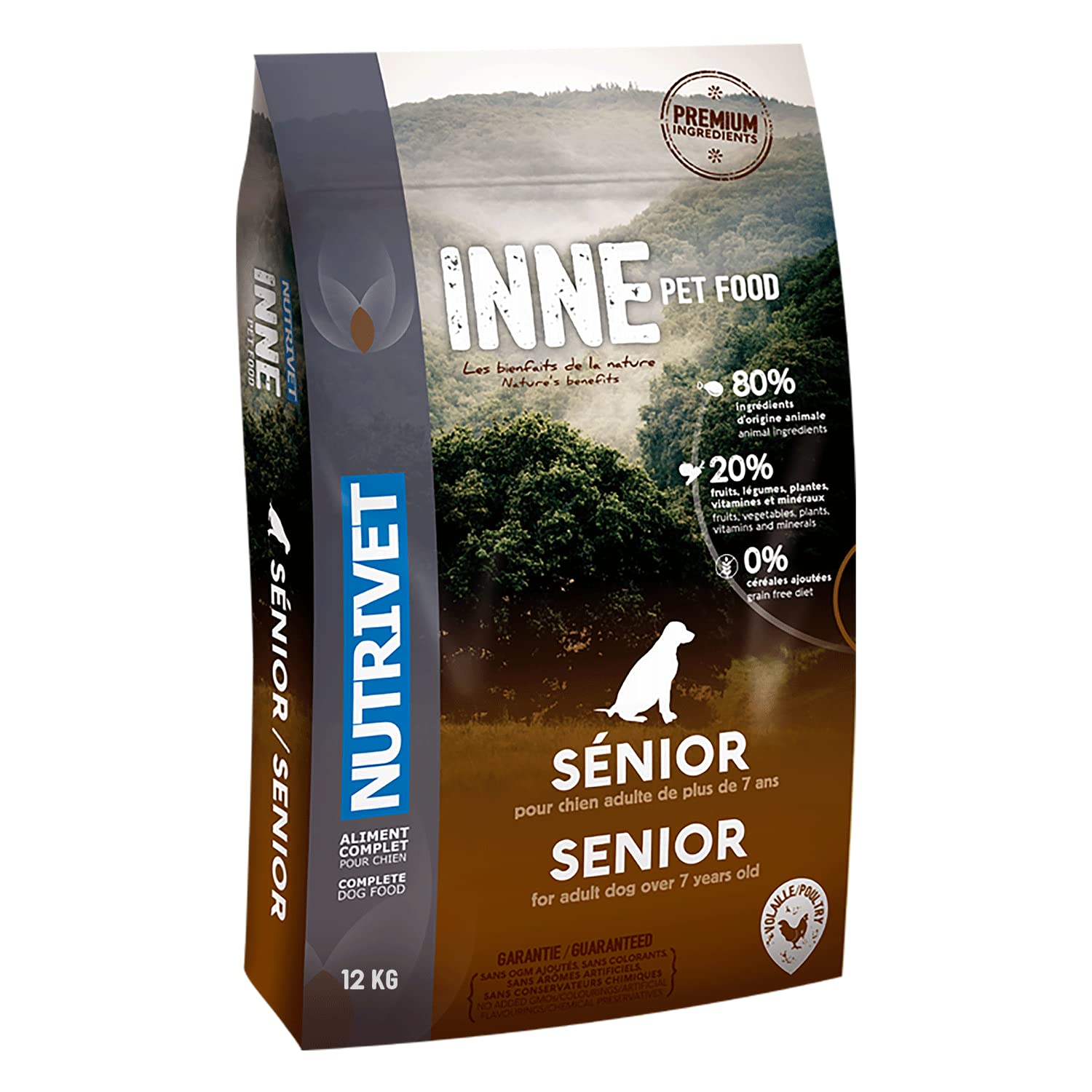 Nutrivet Inne Senior Dogs 12 kg Bag from 7 years