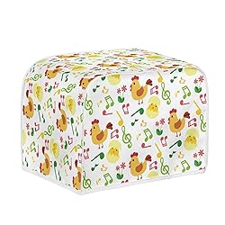 Talayituse Rooster Chicken Print 4 Slice Toaster