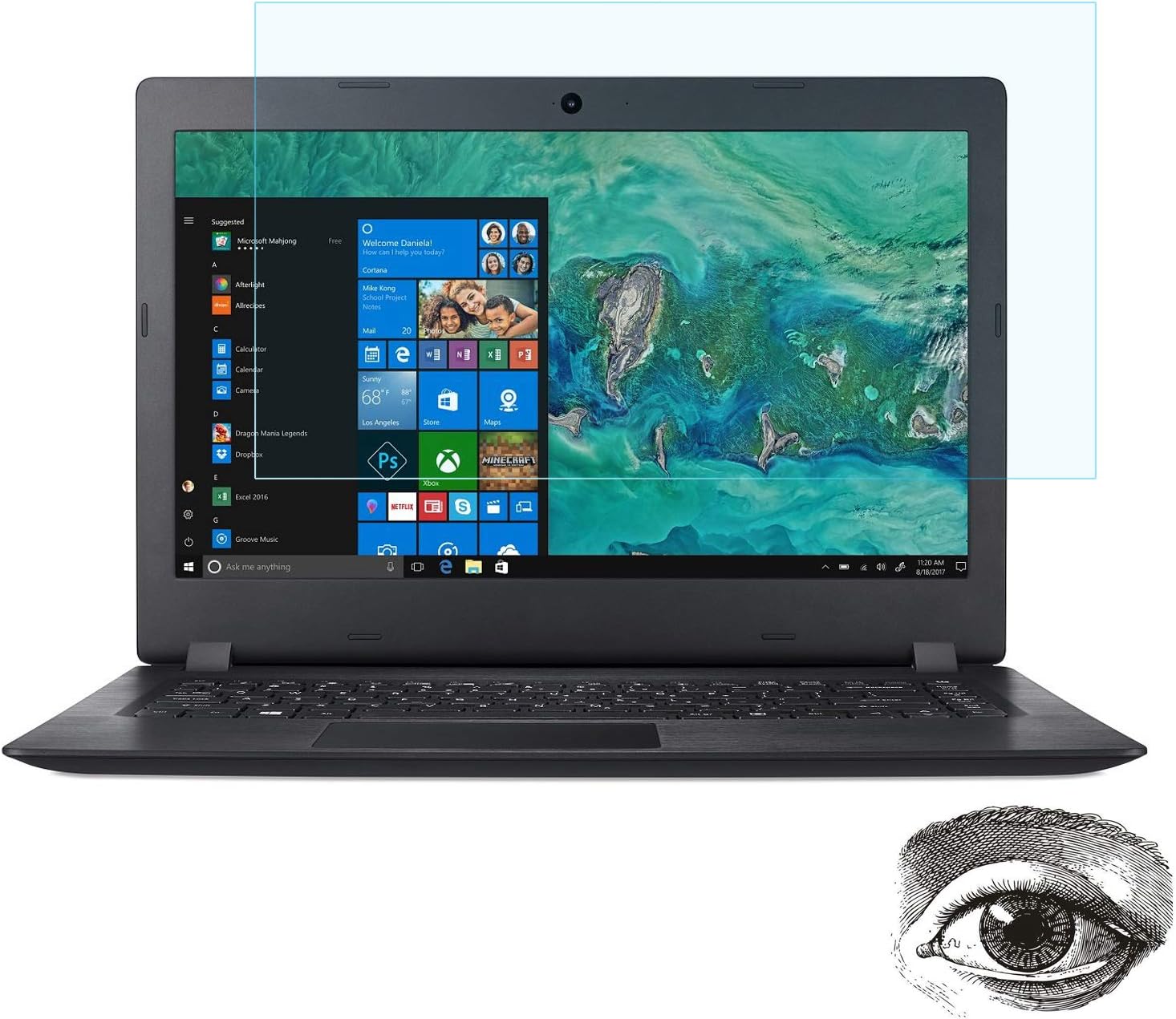 Generic PS2 USB Dual Controller to PC Adapter Converter Blue