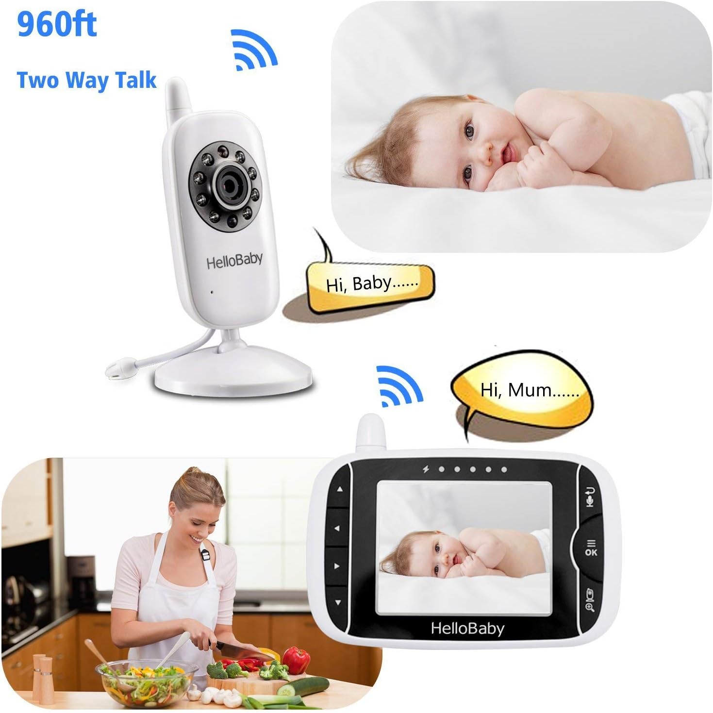 baby monitor you can talk through