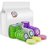 Shower Steamers Multi-Quantity Packed (45PCS) Women/Men Gift Set–Lavender, Verbena, Eucalyptus Aromatic Shower Bombs, Individually Wrapped Tablets for Mother's Day & Anniversaries