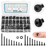 Besitu 1600Pcs M3 Screw Kit, 12.9 Grade Alloy Steel