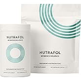 Nutrafol Women's Balance Hair Growth Supplements, Dermatologist Recommended, Ages 45 and Up, Clinically Proven for Visibly Thicker Hair and Scalp Coverage - 2 Month Supply, Pack of 2