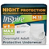 Inspire Adult Diapers Women or Men - MAX Absorbency | Our Most Absorbent and Dry, Incontinence Underwear for Women or Men | Leak Proof Diaper Overnight or Daytime for Heavy