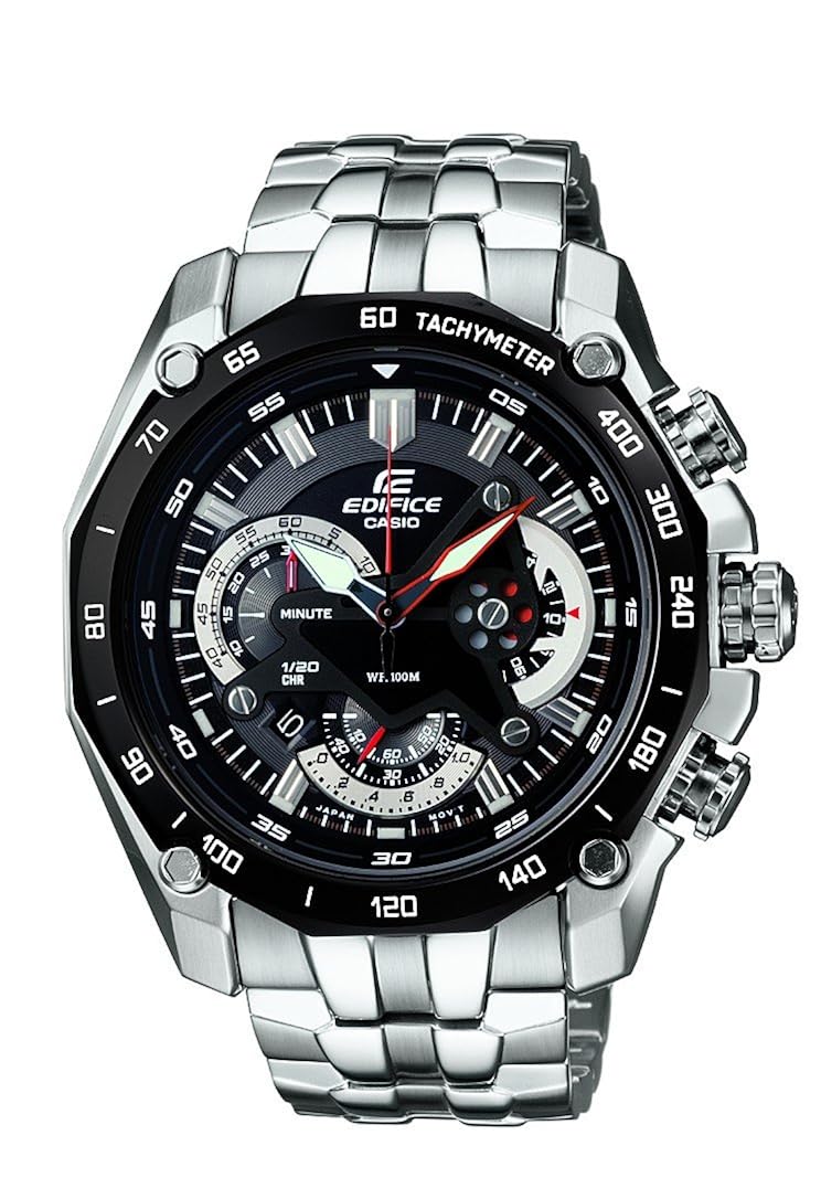 Buy Casio Edifice Chronograph Black Dial Men's Watch - EF-550D-1AVDF  (ED390) Online at Low Prices in India - Amazon.in