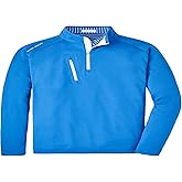 PETER MILLAR Verge Performance Quarter-Zip Golf Pullover | Medium Blue