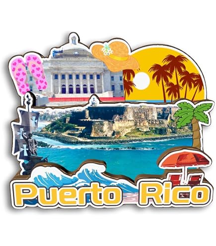 US Virgin Islands Souvenir Fridge Magnet - Graphic Map With Attractions, 2.5x3.5 Inches, Travel Memorabilia