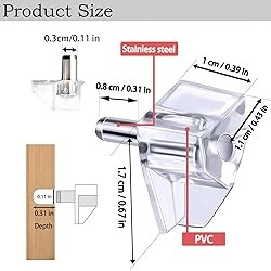 3 Millimeters Shelf Support Peg/Pins - Heavy Duty