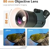 SVBONY SV41Pro Mini Mak Spotting Scope 28-84X80 Angled FMC 1.25" Eyepiece view 3