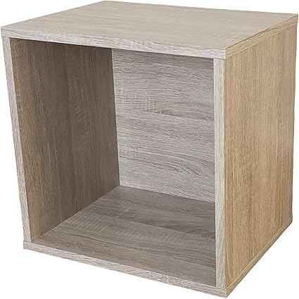 Amazon 地球家具 キューブボックス コレクションケース コレクション ショーケース 収納ボックス 収納箱 Cubebox 家具 オープンタイプ オーク 収納ケース ボックス オンライン通販