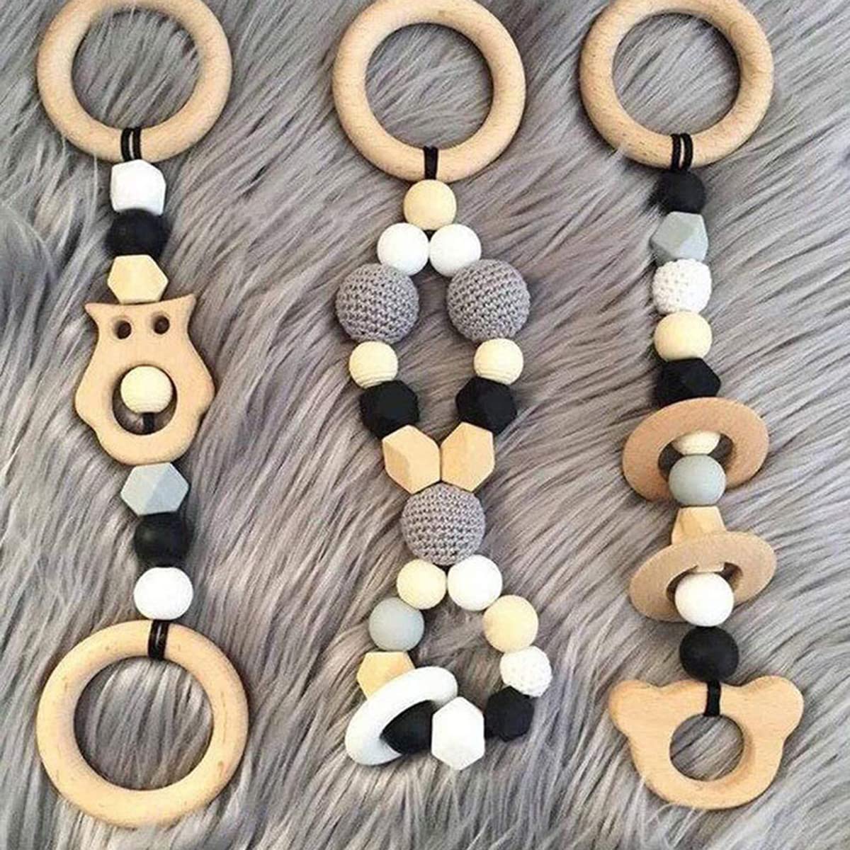 10 PCS 100mm Unfinished Wooden Rings for Craft, 4 inch Diameter Nature Solid Wood Rings for DIY Crafts Without Paint, Macrame Wooden Rings for Ring Pendant and Connectors Jewelry Making