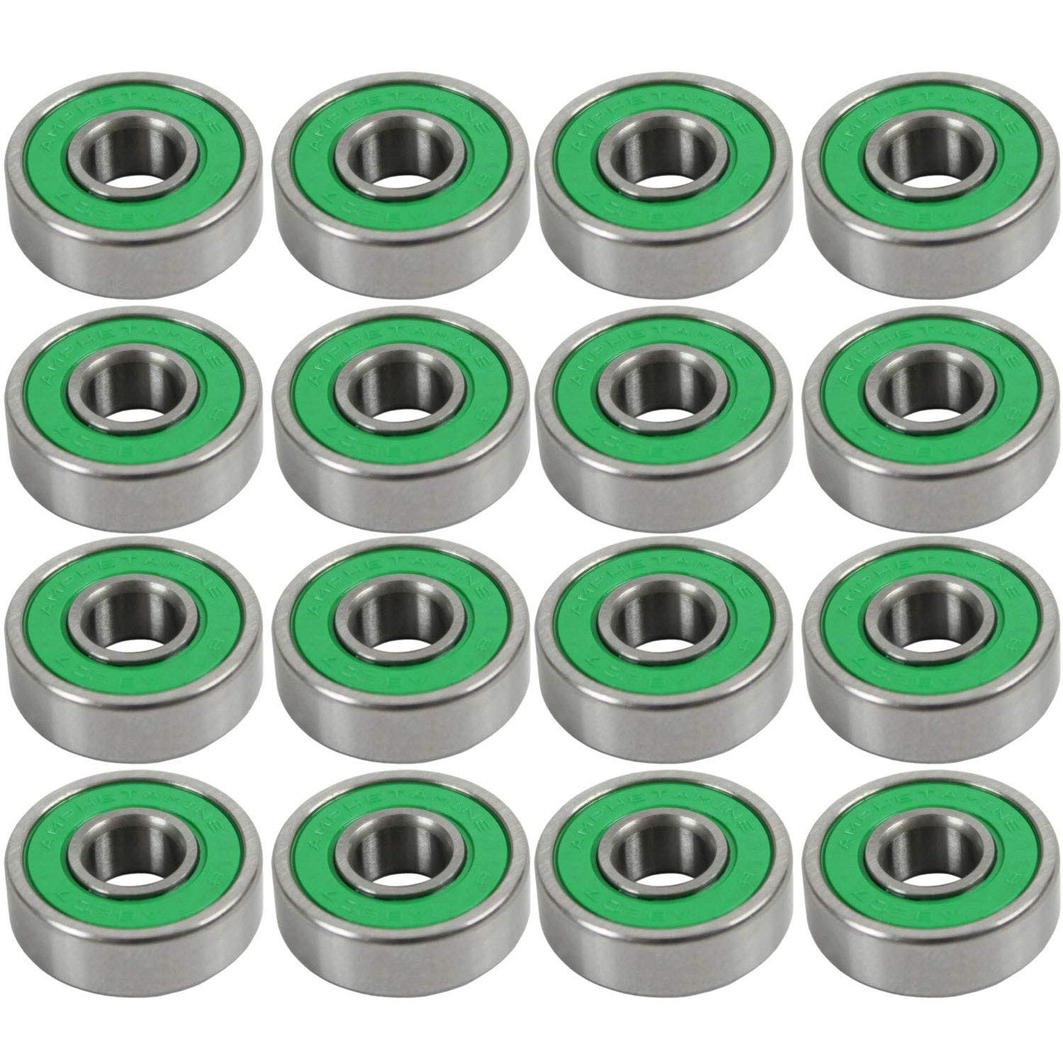 Amphetamine Ceramic Gold Skateboard Bearings - Set Of 4 Pre-Lubricated Speed Bearings 11 thumbnail image