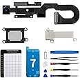 CYKJGS for iPhone 7 Ear Speaker Replacement Kit OEM with 7MP Facing Front Camera + Front Earpiece Module with Proximity Sensor Microphone Flex Part Ambient Light Fix Repair Tools A1660 A1778 A1779