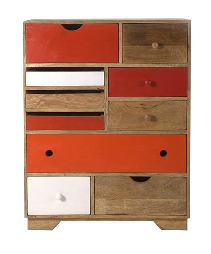 The Attic Phoenix Chest of Drawers (Lacquered, Multicolor)
