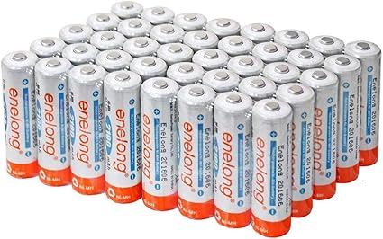 Amazon Enelong エネロング 単3形 充電式電池 40本セット 容量2100mah 日本トラストテクノロジー Jtt 充電式電池