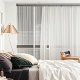 FRENESSA Shower Curtain Rod Stainless Steel Extendable Tension 115-185cm Dark view 7