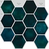 CRE8TIVE 4 Sheets Peel and Stick Tiles Backsplash