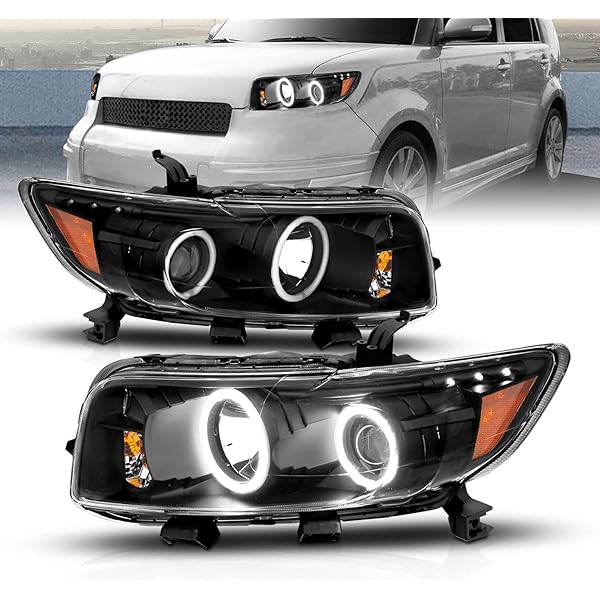 Amazon.com: AmeriLite For 2004-2006 Scion xB LED Halo Projector 