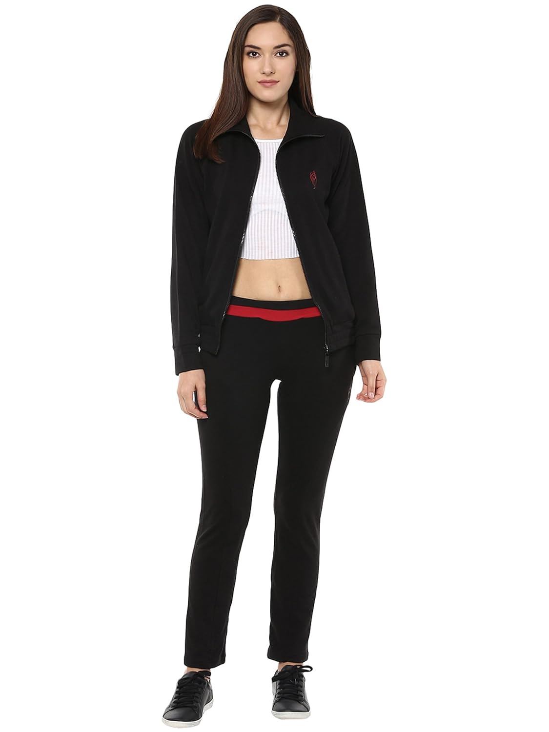 sakhi sang solid black track suits