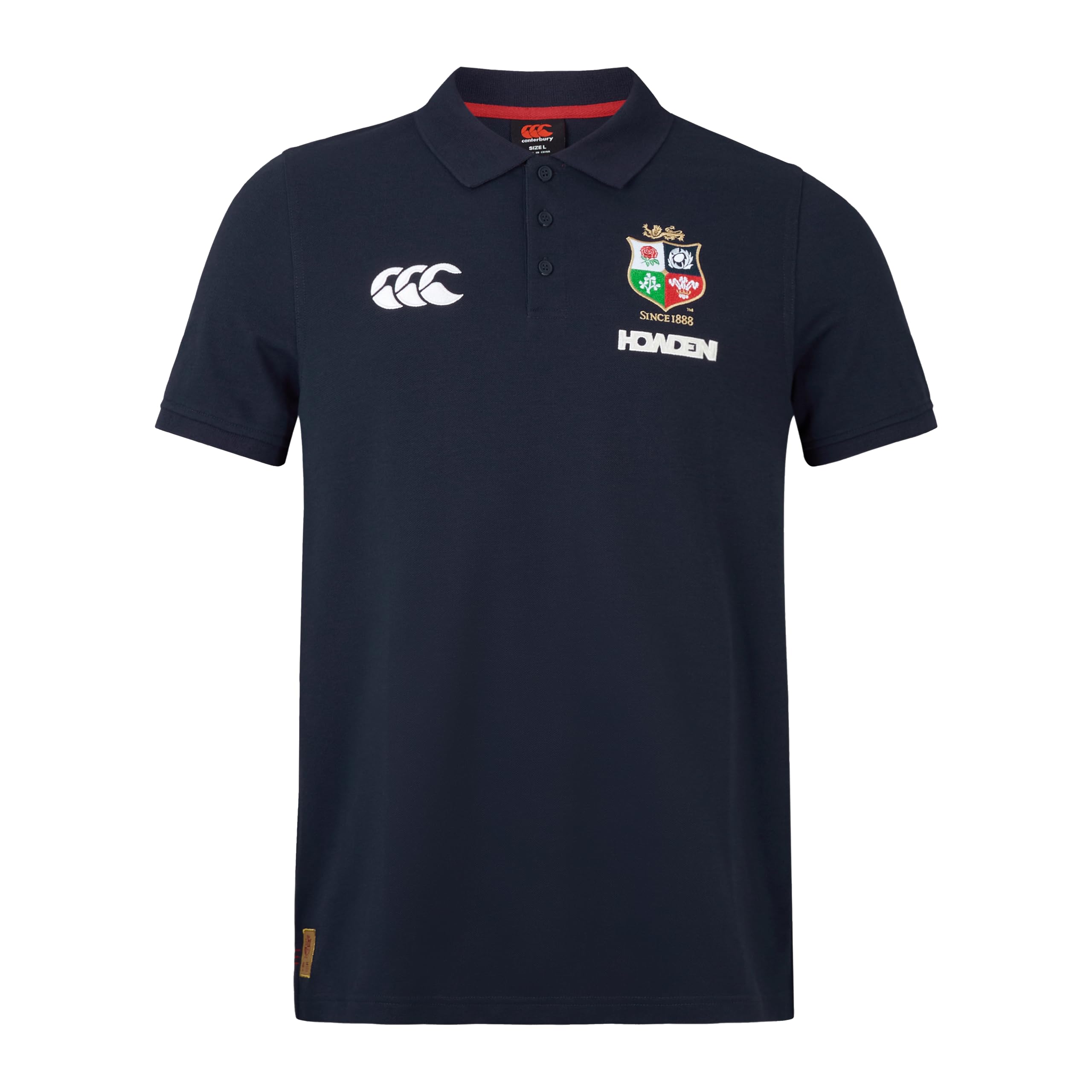 Canterbury Men's British & Irish Lions Canterbury Pique Polo Shirt | Cotton Blend | Official British & Irish Lions Licensed Product Polo Shirt, Dark Sapphire, S