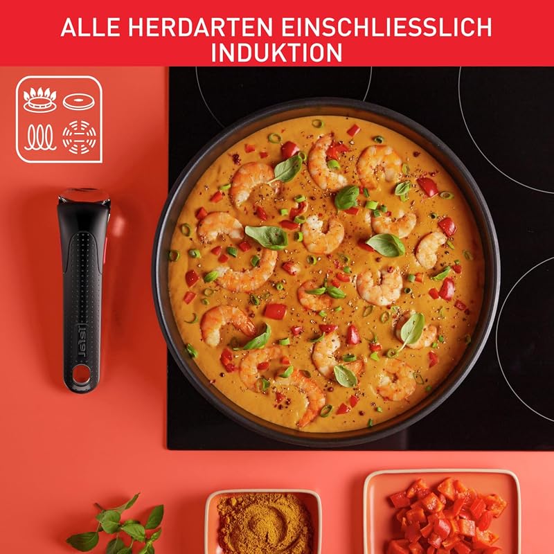 Ingenio Emotion 20-tlg. Topf und Pfannenset abnehmbarer Griff