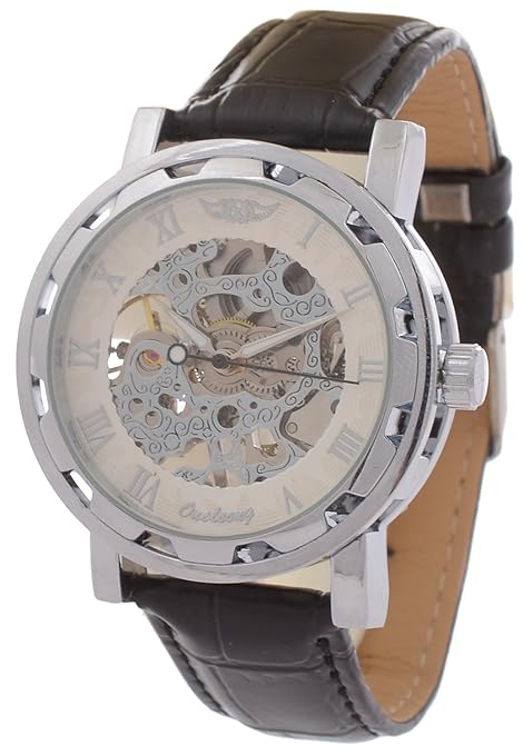 Analogue Silver Dial Mens Watch Oneloong Slv
