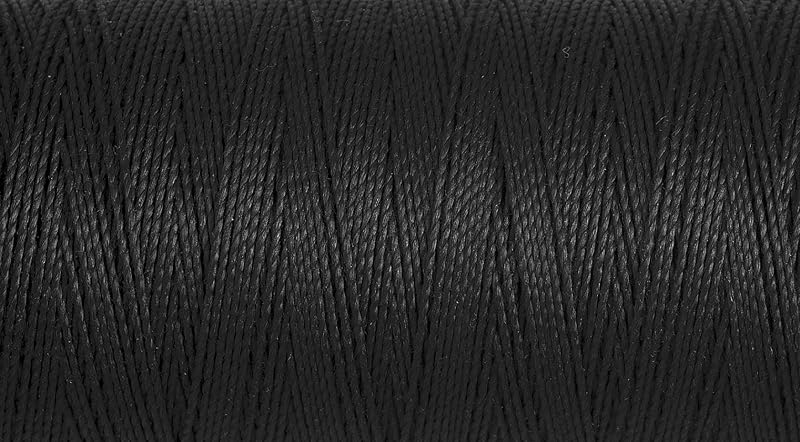 Gütermann Extra Strong Polyester Thread Black 100m for Heavy Fabrics