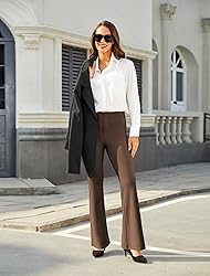DLOODA Womens Bootcut Dress Pants Business Casual
