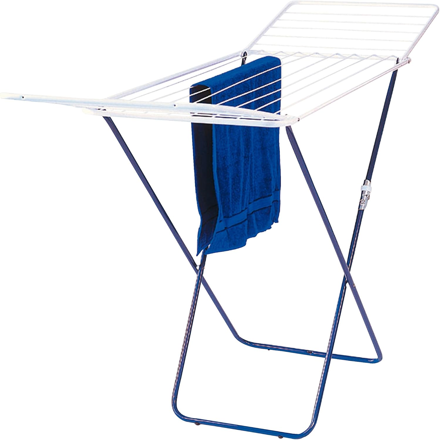 Axentia 251555 Flügelwäschetrockner, Pulverbeschichtet Stahlrohr, Farbig Sortiert, 180 x 55 x 92 cm