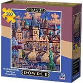 Dowdle Jigsaw Puzzle, Prague, 500 Piece | Each puzzle has a colorful story to tell, Precision-Cut, Snap-Fit Pieces
