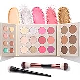 UCANBE 26 Colors Face Makeup Palette Set, All in One Makeup Set Includes Concealer, Highlighter, Blush, Bronzer with 2 Brushe