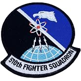 510th Fighter Squadron Patch &ndash; Plastic Backing