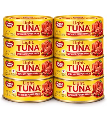 Amazon.com : Dongwon Korean Tuna Can with Double Hot Pepper Sauce