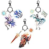 UTIEHD GI Character keychain set, 3pcs Acrylic