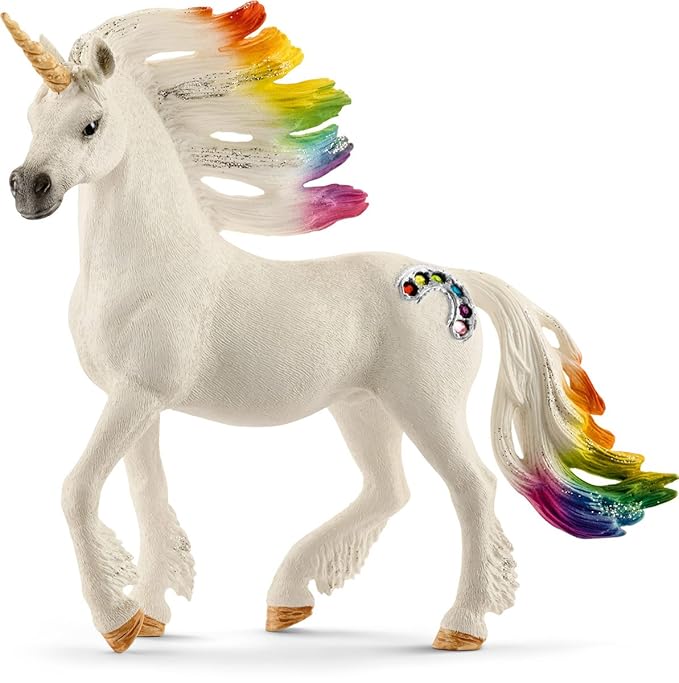 Schleich 70523 - Spielzeugfigur - Regenbogeneinhorn, Hengst