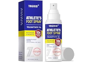 TAGRID Athletes Foot Treatment: Maximum Strength Antifungal Spray for Athletes Foot Fungus Jock Itch Ringworm Treatment for Humans - Anti Itch Spray for Itchy Skin Relief (3.5 Fl Oz (Pack of 1))