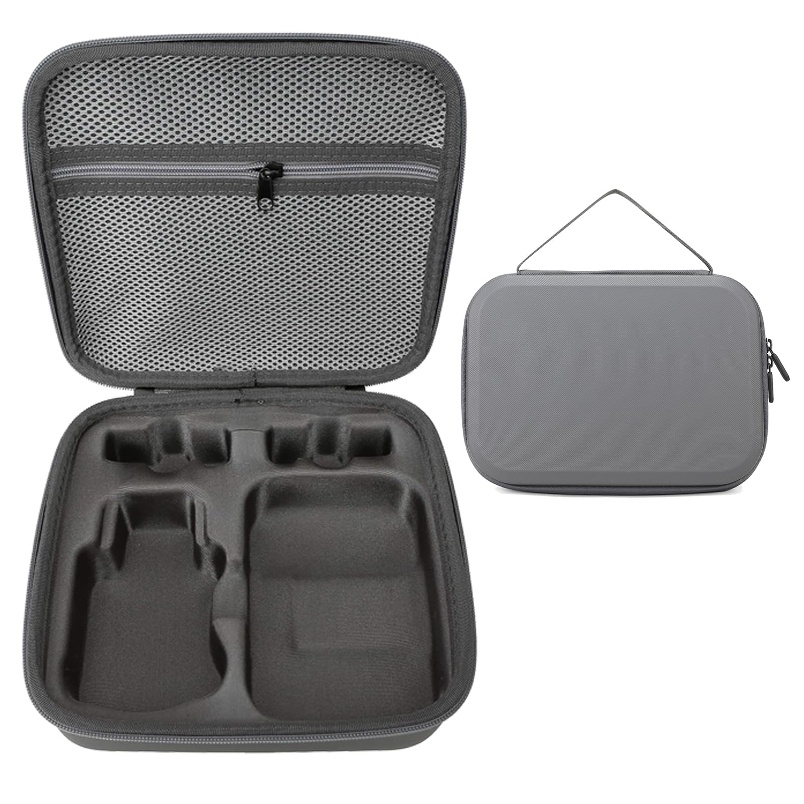 Miieomi Storage Bag for DJI Mini 4K-Newest Drone Case Hard Shell Travel Carrying case Compatible with DJI Mini 4K Drone and Accessories-Grey