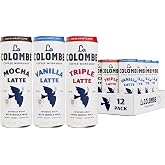La Colombe draft Latte Variety Pack, 11 fl oz cans (Pack of 12), Includes Triple, Vanilla &amp; Mocha Latte, Coffeehouse Quality, Ready-to-Drink, On-the-Go